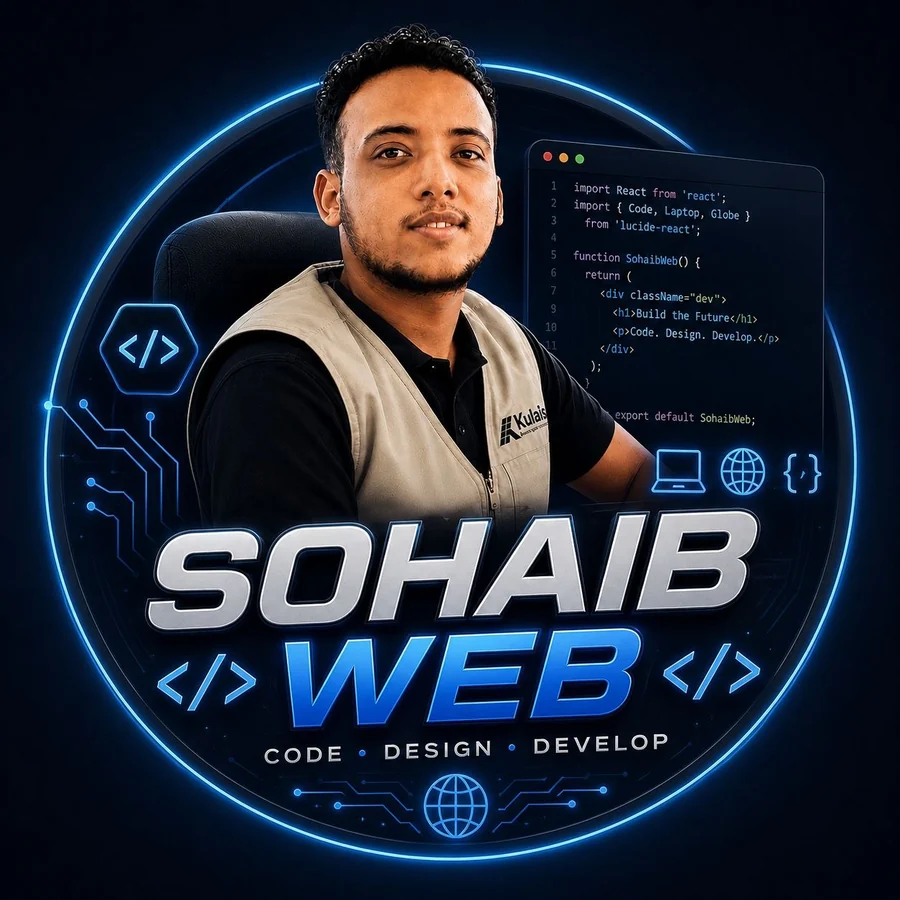 Sohaib Web professional technology logo